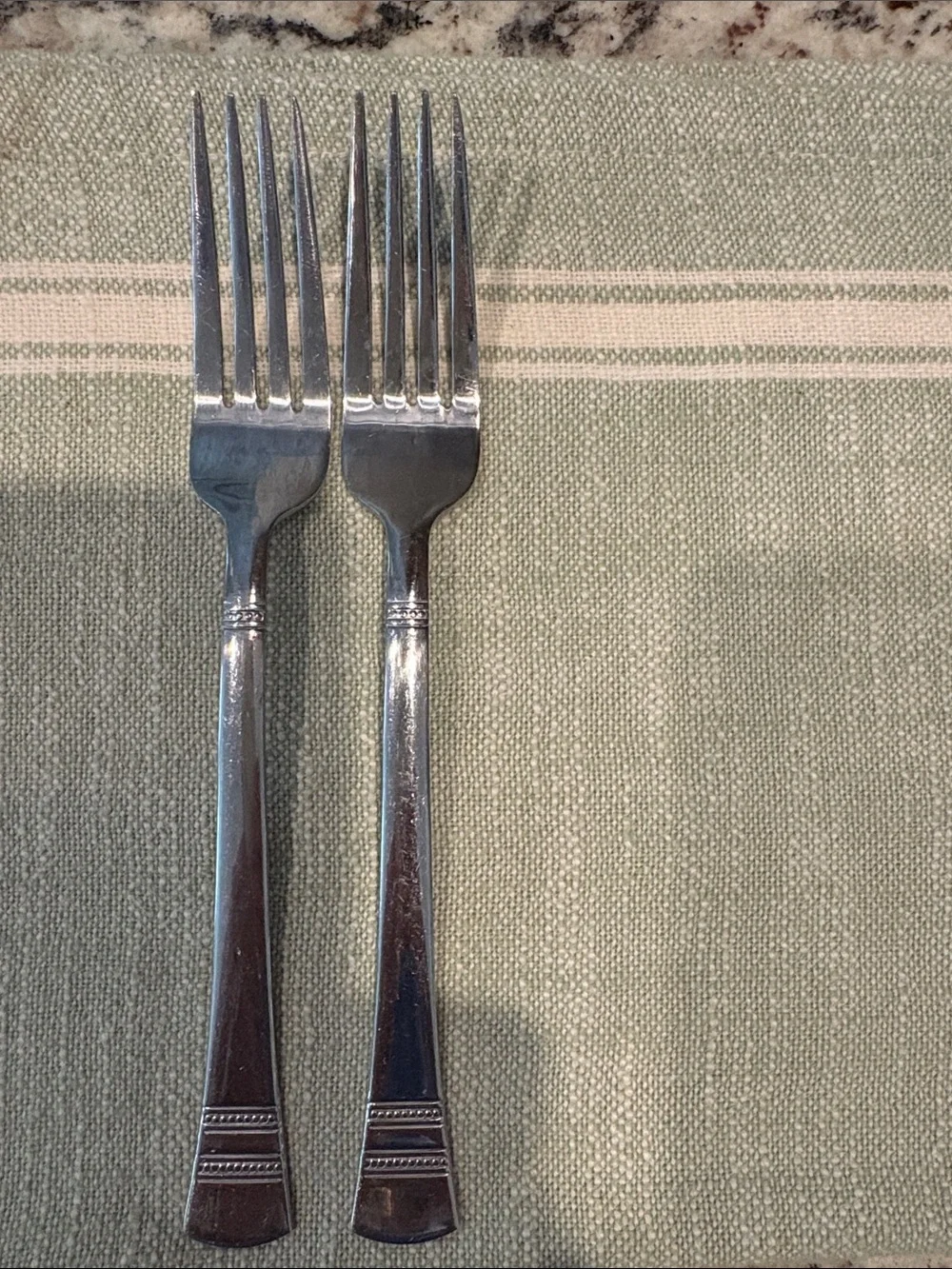 Classic Stainless Steel Dinner Forks - Set of 2, Stainless Steel pfaltzgraft.